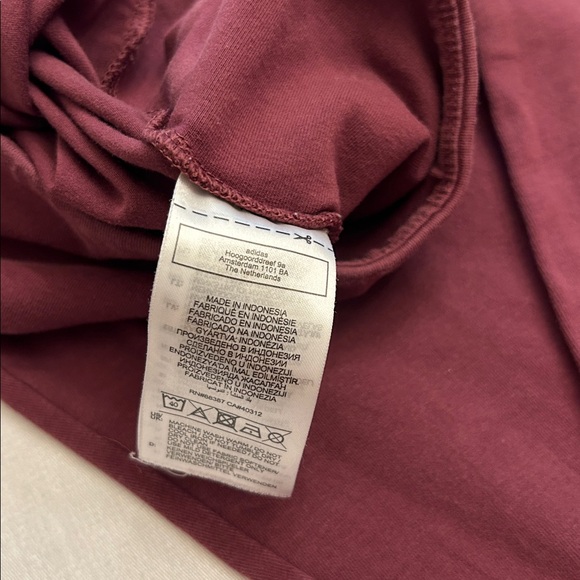 Adidas Women’s Leggings Burgundy Size M - Picture 4 of 5